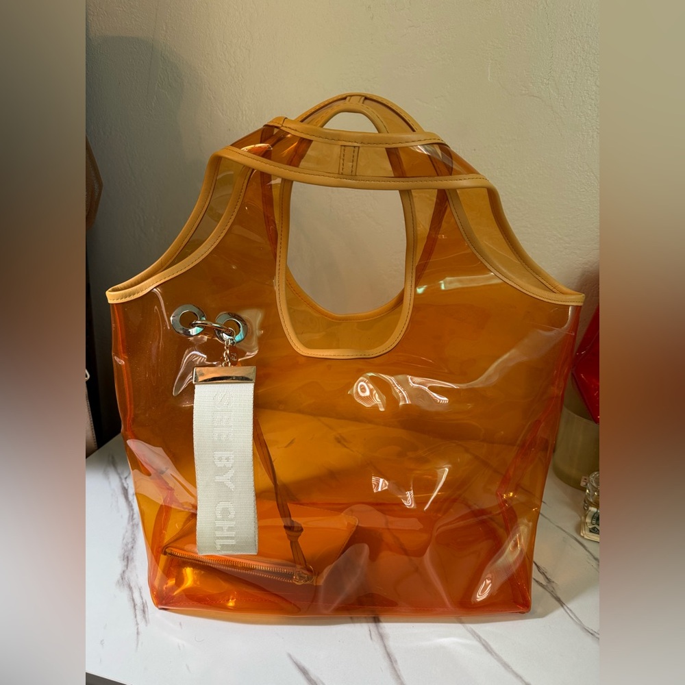 See By Chloé Jay Transparent Tote Bag